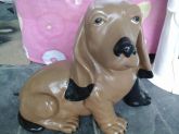 Cachorro beagle em gesso 33cm