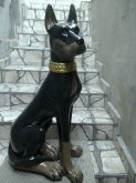 Cachorro Doberman Gesso  80cm