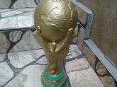 Trofeu da Copa do mundo cofre em gesso